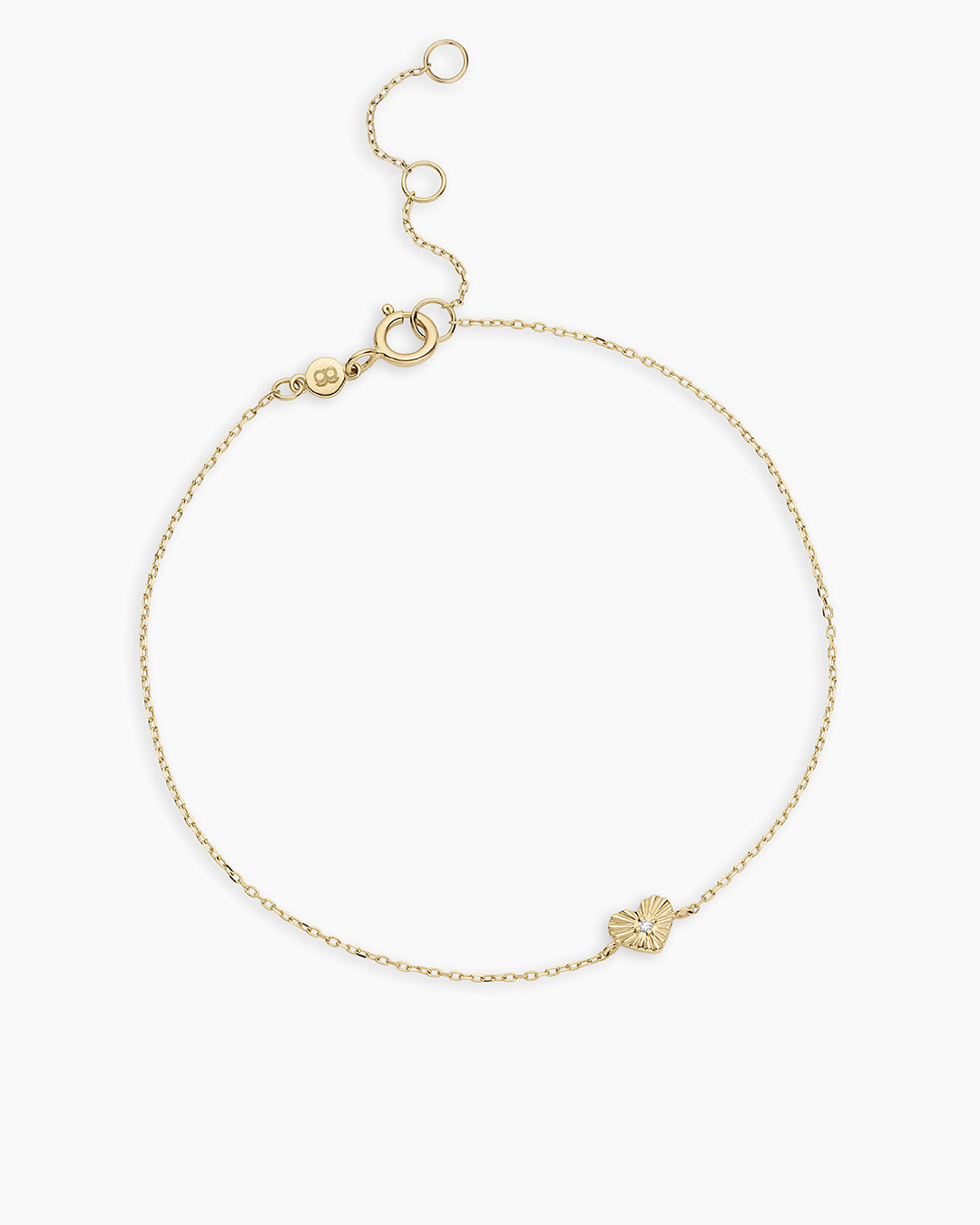 Diamond Vintage Heart Bracelet