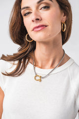 HoopLa Style Carabiner Horse Bit Necklace