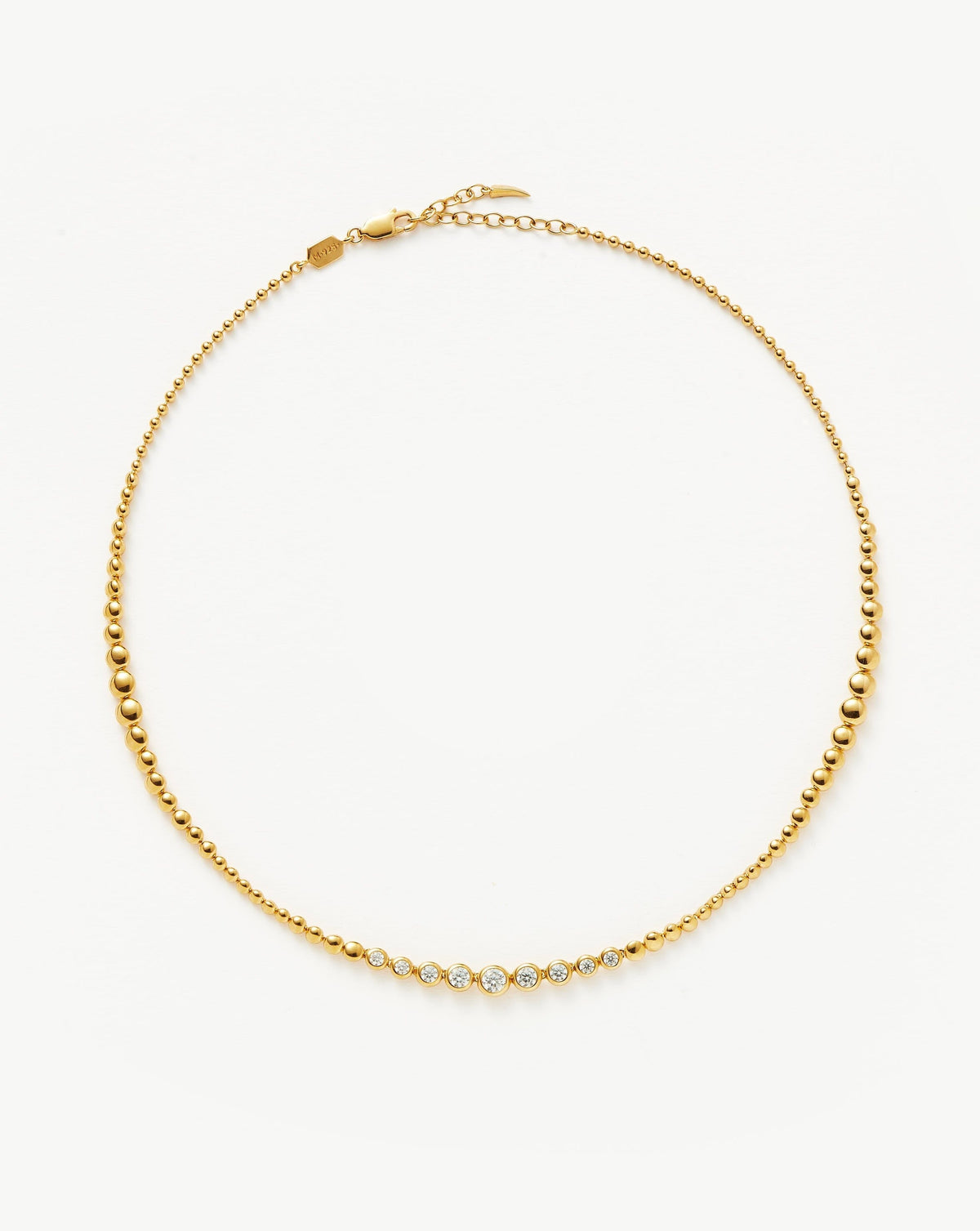 Tennis Beaded Choker