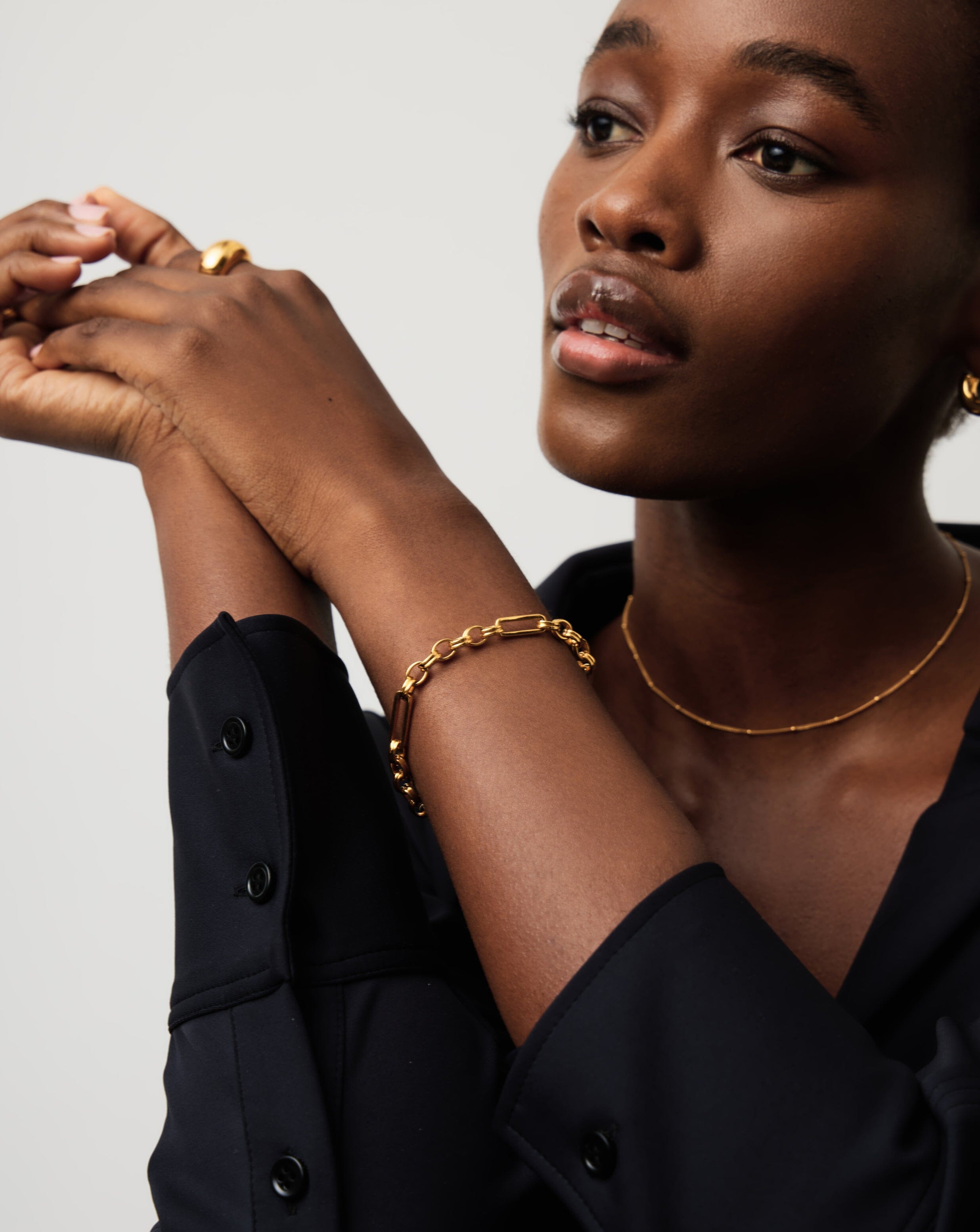 Axiom Chain Bracelet | 18k Gold Plated