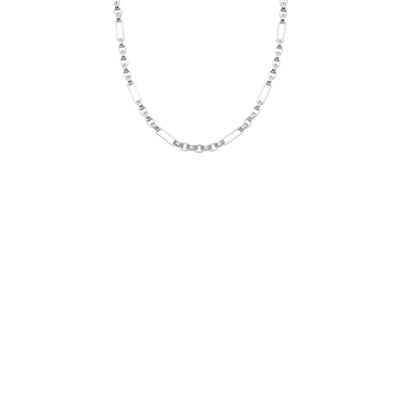 Axiom Chain Necklace | Silver Plated