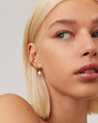 Bar Stud Earrings | 18k Gold Vermeil