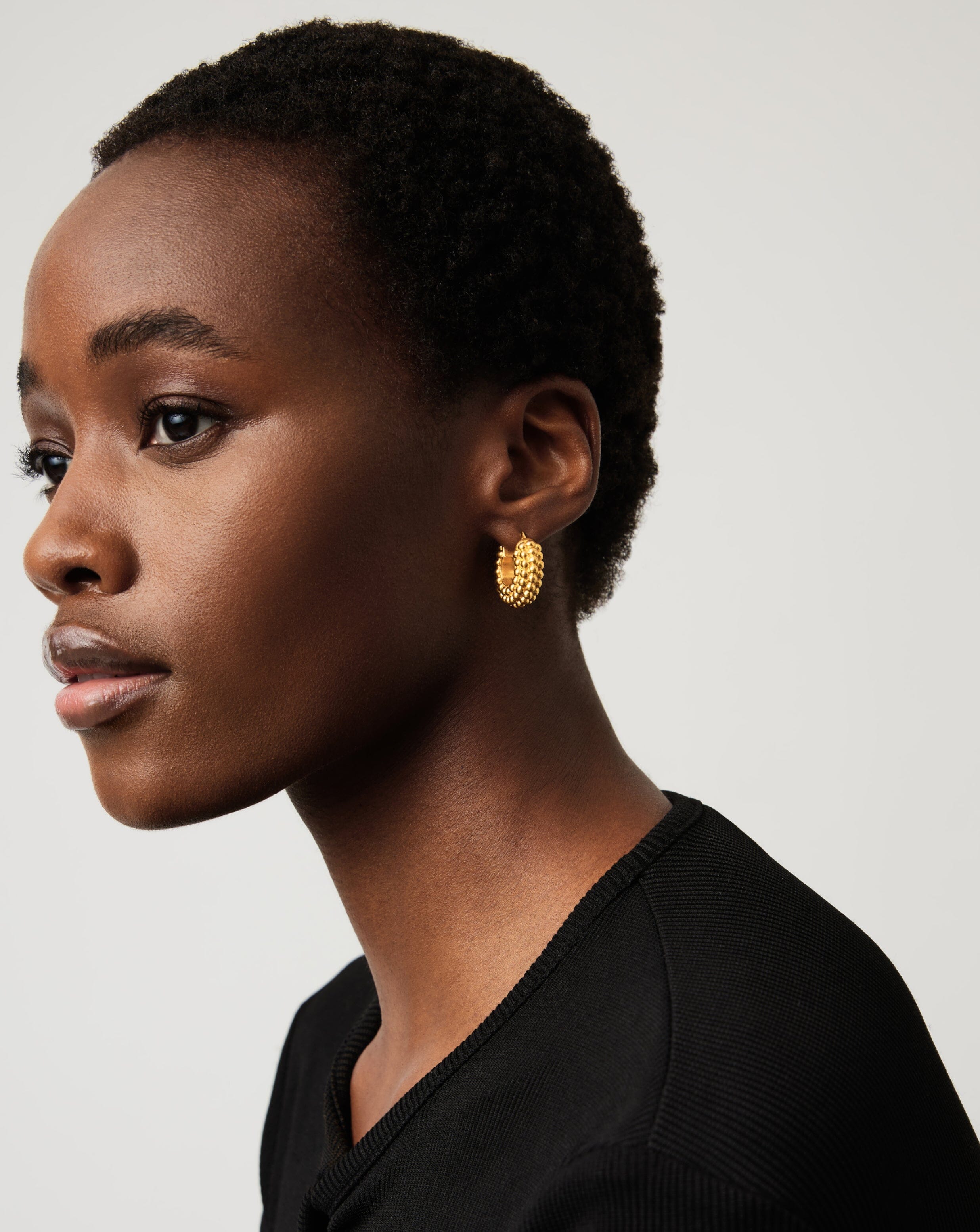 Baya Hoop Earrings | 18k Gold Plated