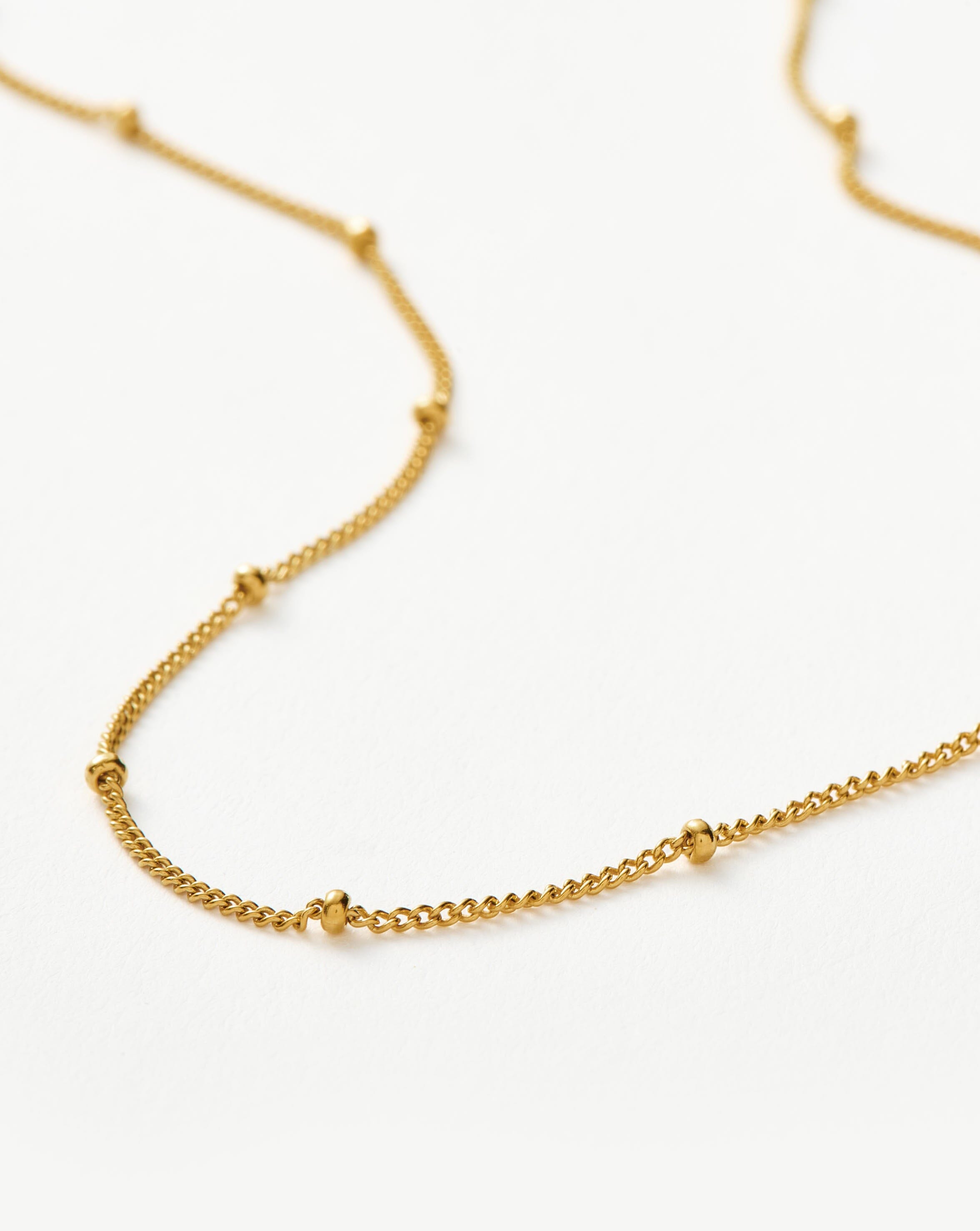 Bobble Chain Choker | 18k Gold Vermeil