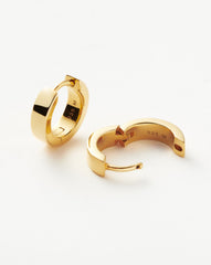 Chubby Tunnel Huggies | 18k Gold Vermeil
