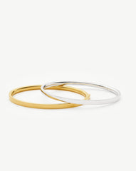 Classic Hinged Bangle | 18k Gold Vermeil