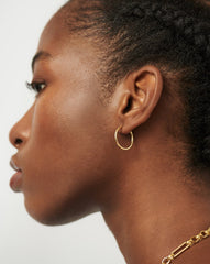 Classic Small Hoop Earrings | 18k Gold Plated