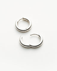 Classic Tunnel Mini Hoop Earrings | Sterling Silver