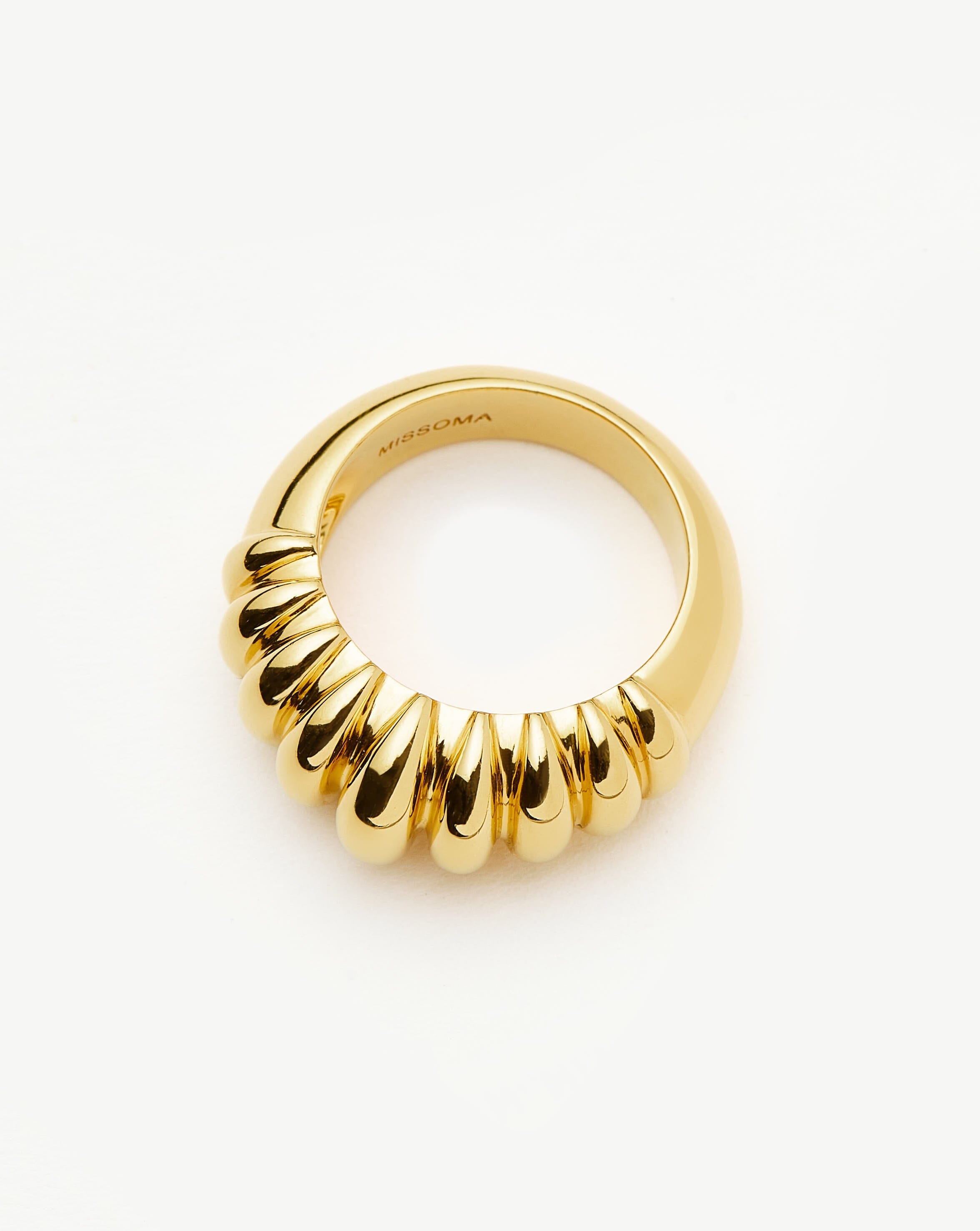 Claw Ridge Ring | 18k Gold Plated