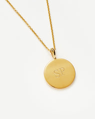 Engravable Round Necklace