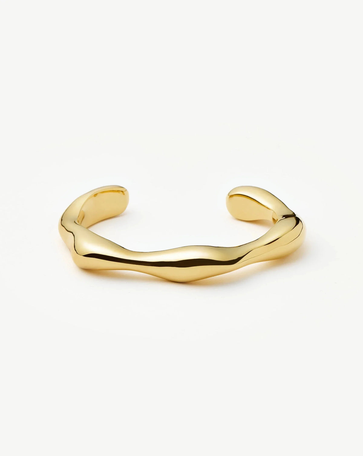 Eny Puffy Cuff Bracelet | 18k Gold Plated