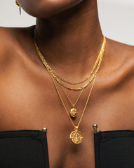 Filia Double Chain Necklace | 18k Gold Vermeil