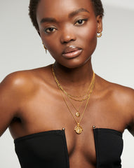 Filia Double Chain Necklace | 18k Gold Vermeil