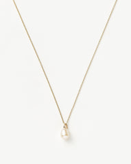 Fine Baroque Pearl Organic Pendant Necklace