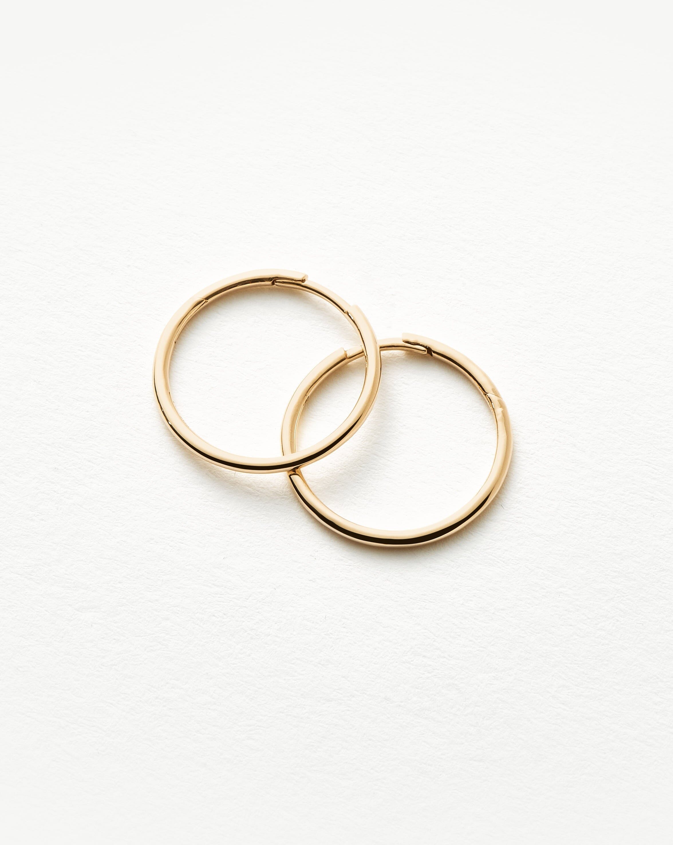 Fine Classic Small Hoop Earrings