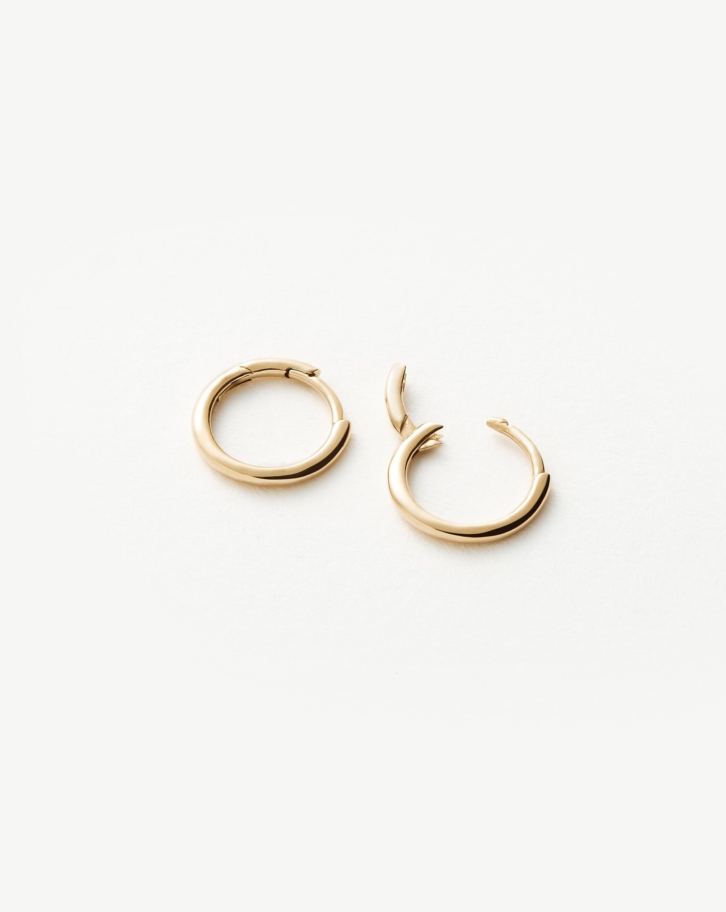 Fine Classic Mini Hoop Earrings