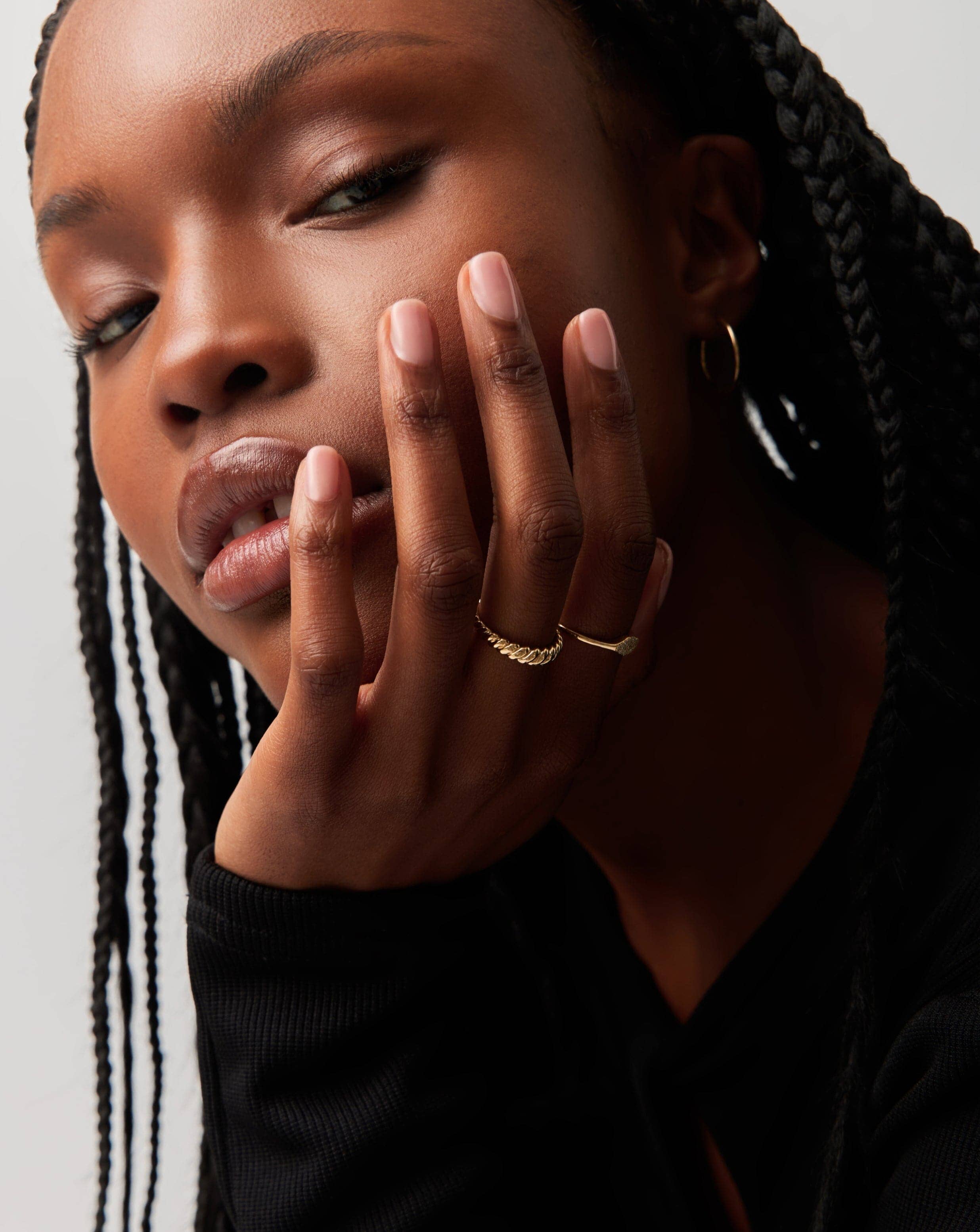 Fine Diamond Signet Ring | 14k Solid Gold/Diamond