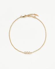 Fine Diamond Solitaire Trio Bracelet