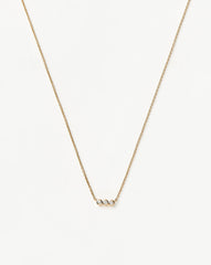 Fine Diamond Solitaire Trio Necklace