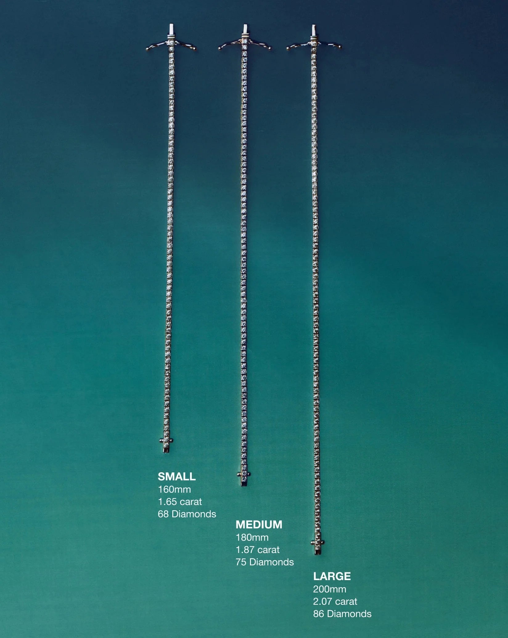 Fine Diamond Tennis Bracelet - Size M | 14k Solid Gold Lab Grown Diamonds