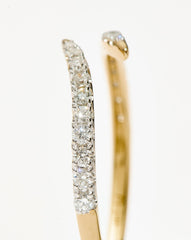 Fine Open Claw Ring | 14k Solid Gold/Diamond