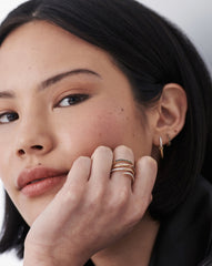 Fine Open Claw Ring | 14k Solid Gold/Diamond