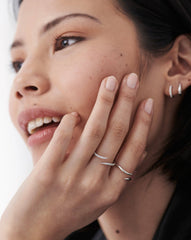 Fine Open Claw Ring | 14k White Gold/Diamond