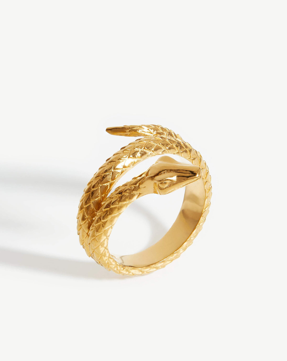 Harris Reed Coiled Serpent Ring | 18k Gold Plated