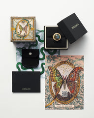 Harris Reed Fine Uncaged Drop Earrings | 14k Solid Gold/Pearl & Diamond