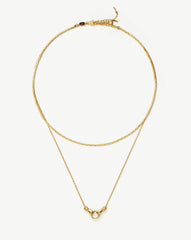 Harris Reed In Good Hands Chain Necklace Set | 18k Gold Plated