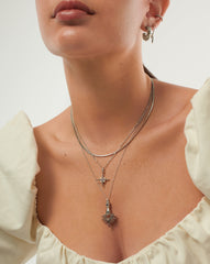 Harris Reed North Star Pearl Necklace | Sterling Silver/Pearl