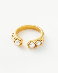 Harris Reed Openness Ring | 18k Gold Vermeil/Pearl