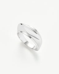 Hera Dome Stacking Ring | Sterling Silver
