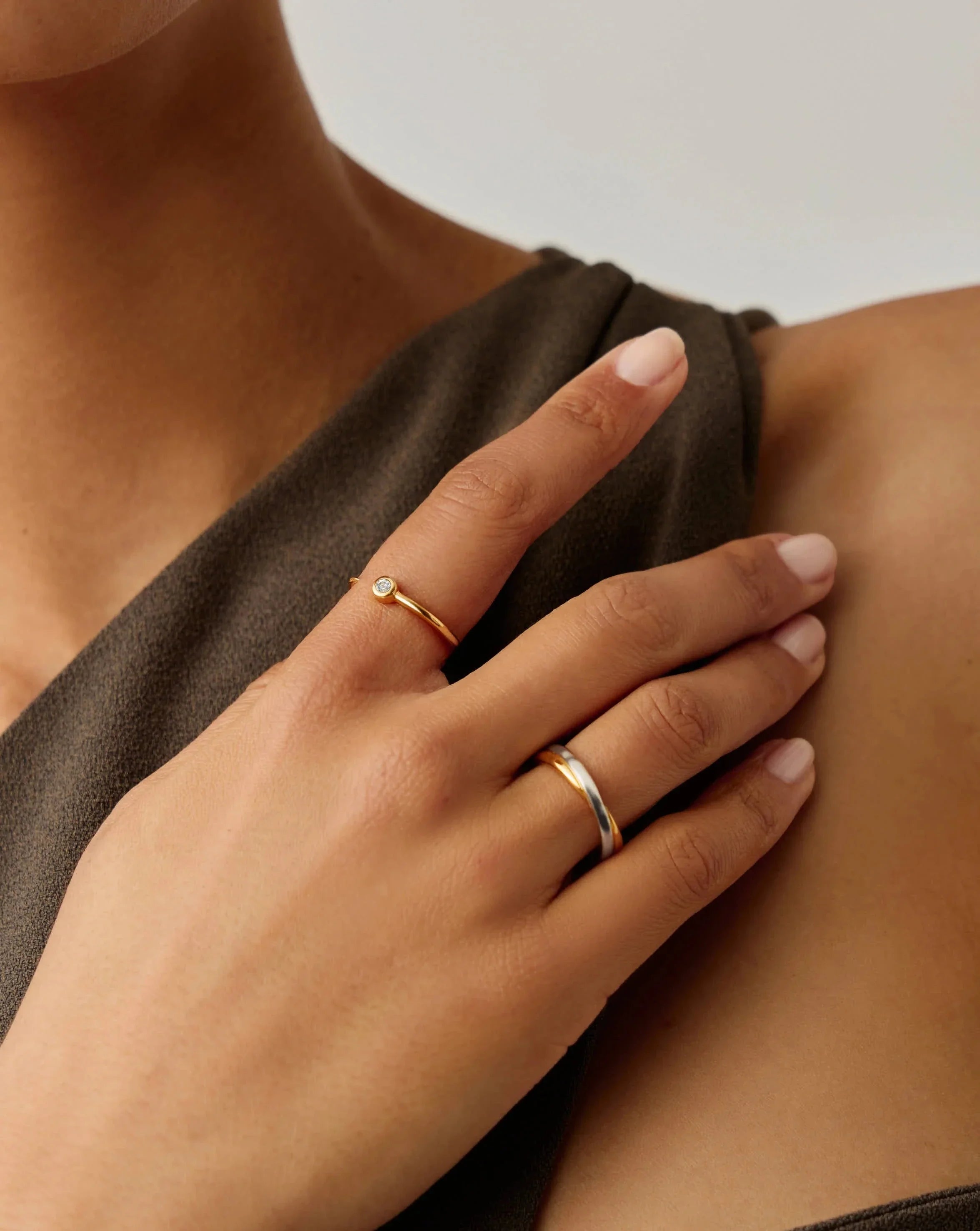 Interstellar Ring | 18k Gold Vermeil/Cubic Zirconia