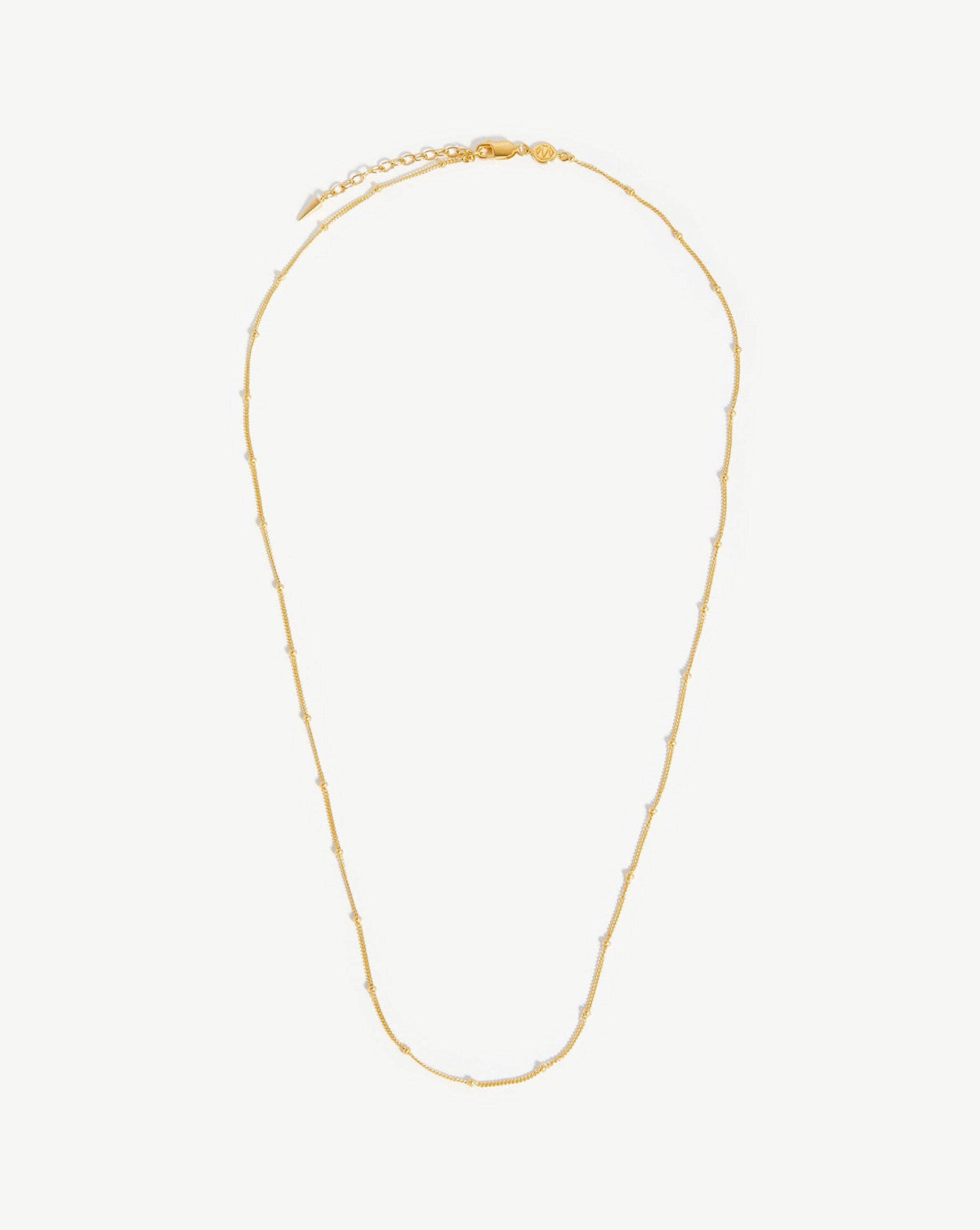 Long Bobble Chain Necklace | 18k Gold Vermeil