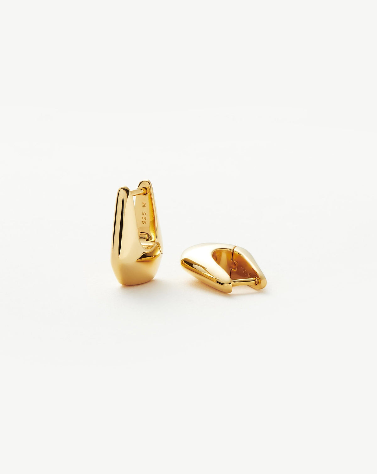Lucy Williams Arco Small Hoop Earrings | 18k Gold Vermeil