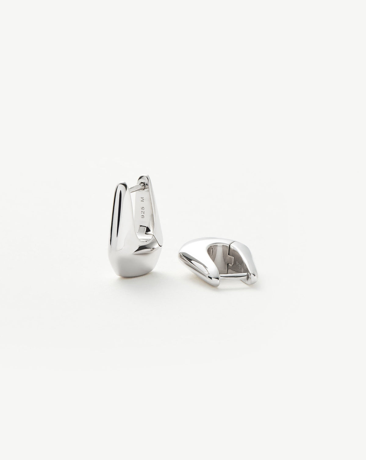 Lucy Williams Arco Small Hoop Earrings | Sterling Silver