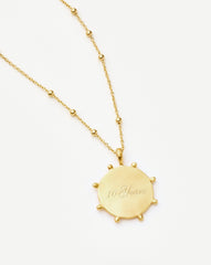 Lucy Williams Beaded Coin Necklace