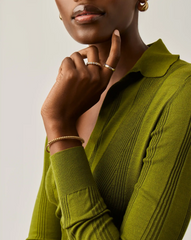 Lucy Williams Beaded Cuff | 18k Gold Plated