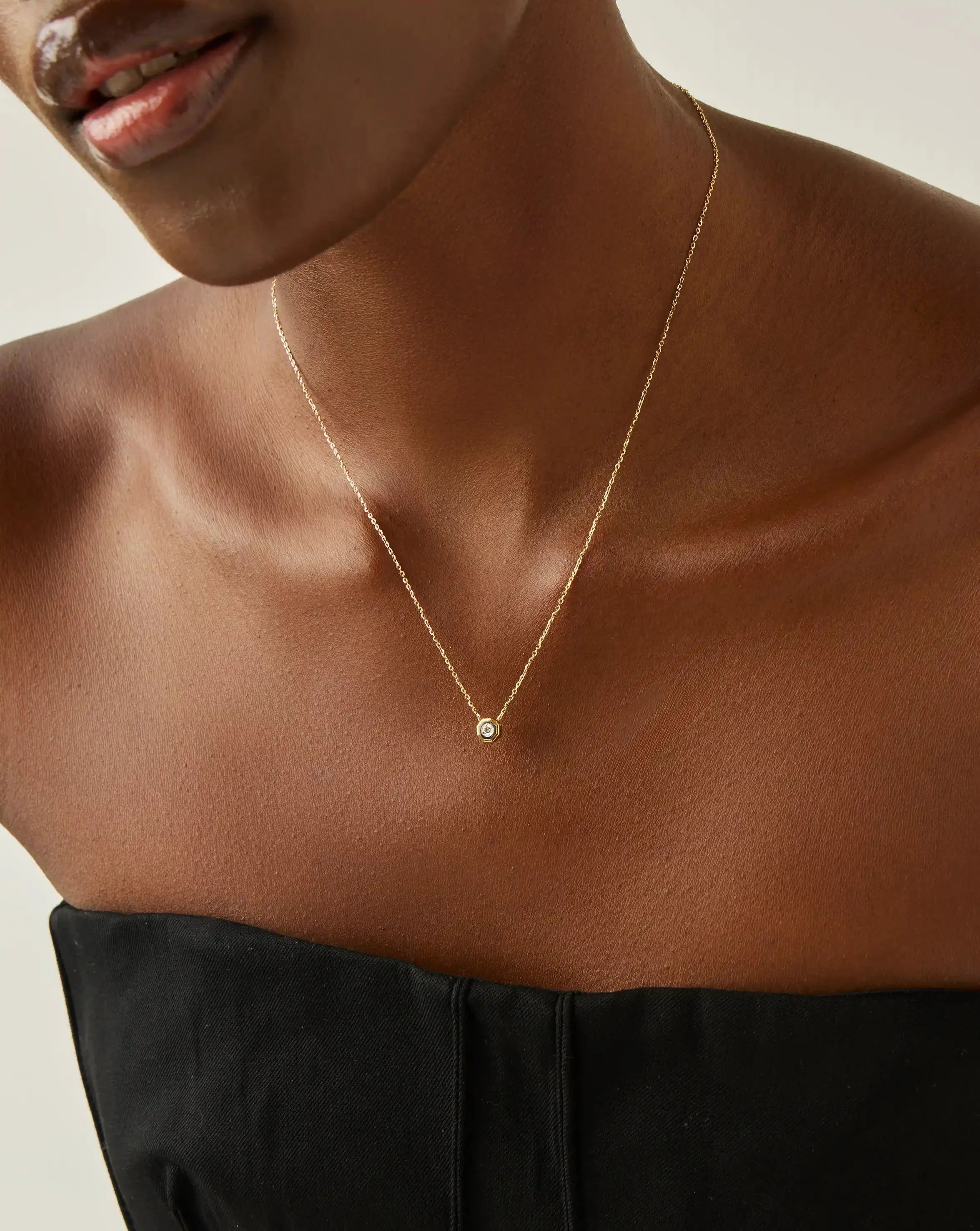 Lucy Williams Fine Diamond Pendant Necklace | 14k Solid Gold