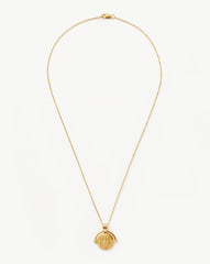 Lucy Williams Long Engravable Roman Arc Coin Necklace