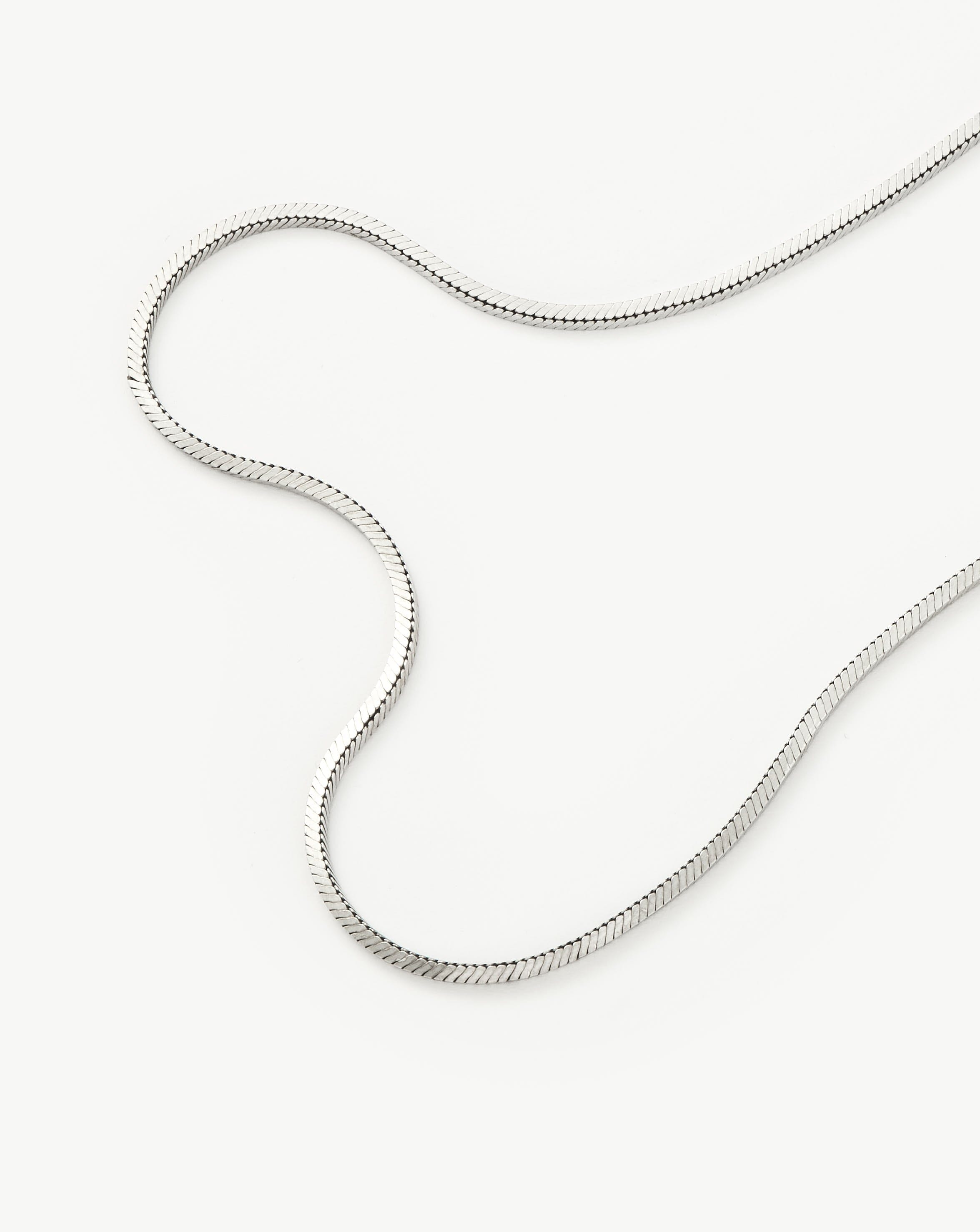 Lucy Williams Medium Square Snake Chain Necklace