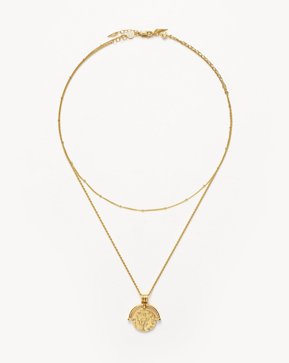 Lucy Williams Roman Arc Chain Necklace Set | 18k Gold Vermeil