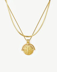 Lucy Williams Roman Arc & Snake Necklace Set | 18k Gold Plated /  18k Gold Plated Vermeil