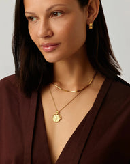 Lucy Williams Roman Arc & Snake Necklace Set | 18k Gold Plated /  18k Gold Plated Vermeil