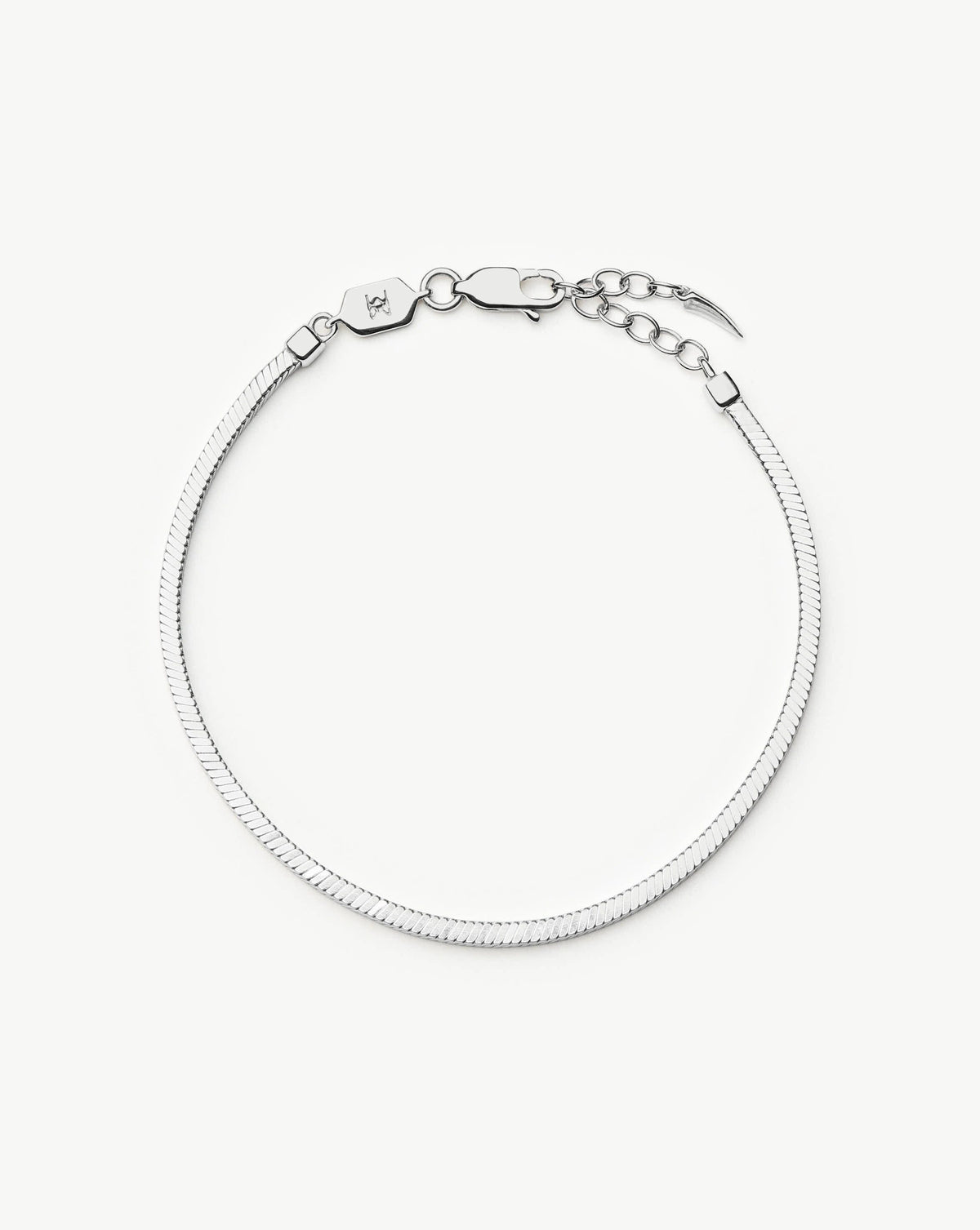 Lucy Williams Square Snake Chain Bracelet