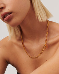 Lucy Williams T-Bar Chain Necklace | 18k Gold Plated