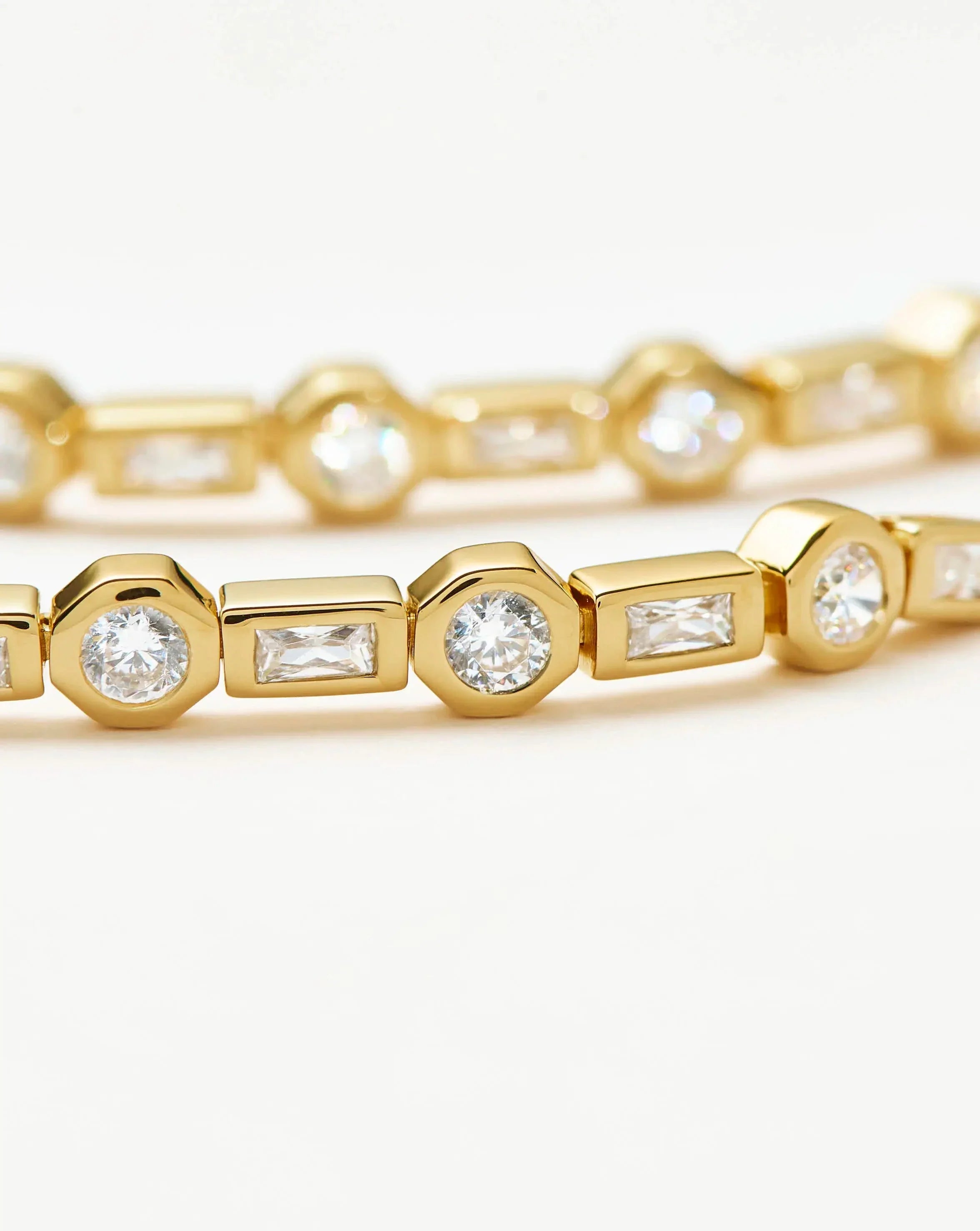 Lucy Williams Tennis Large Drop Earrings | 18k Gold Vermeil