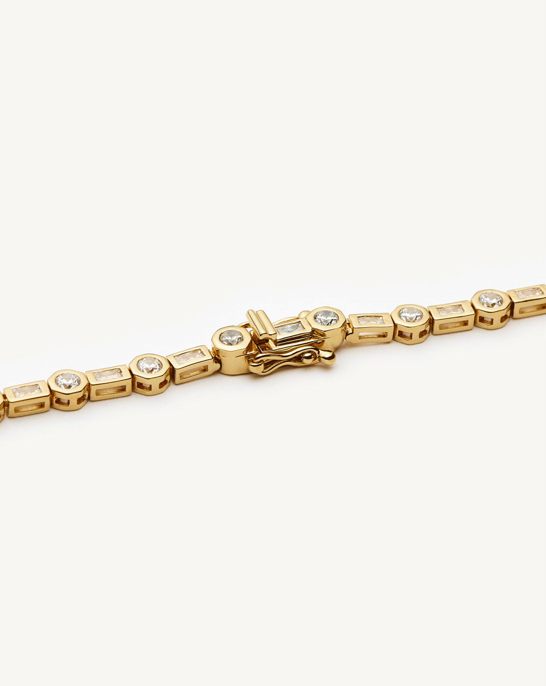 Lucy Williams Tennis Necklace | 18k Gold Plated