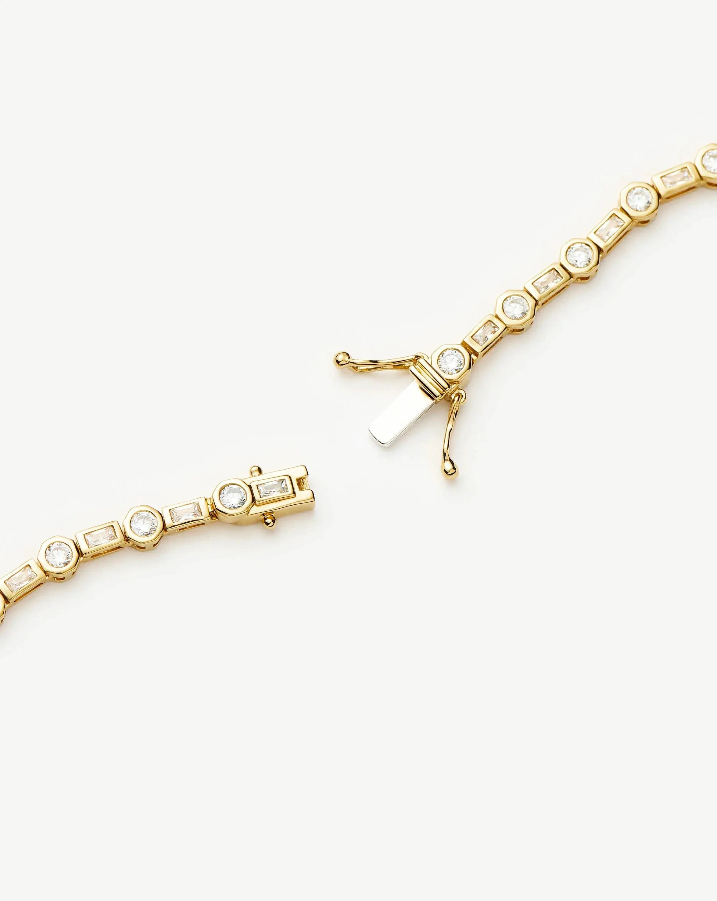 Lucy Williams Tennis Necklace | 18k Gold Plated